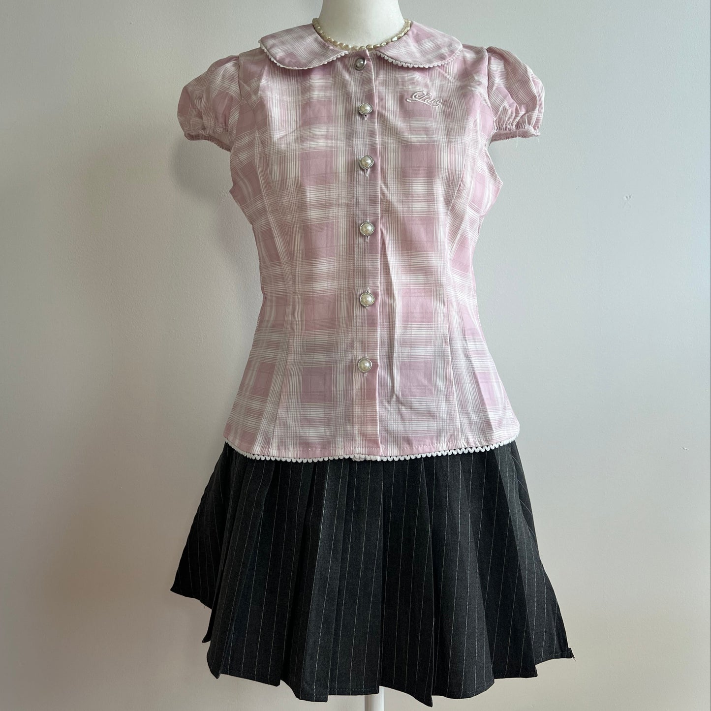 Doll Pink 'Lace' Blouse