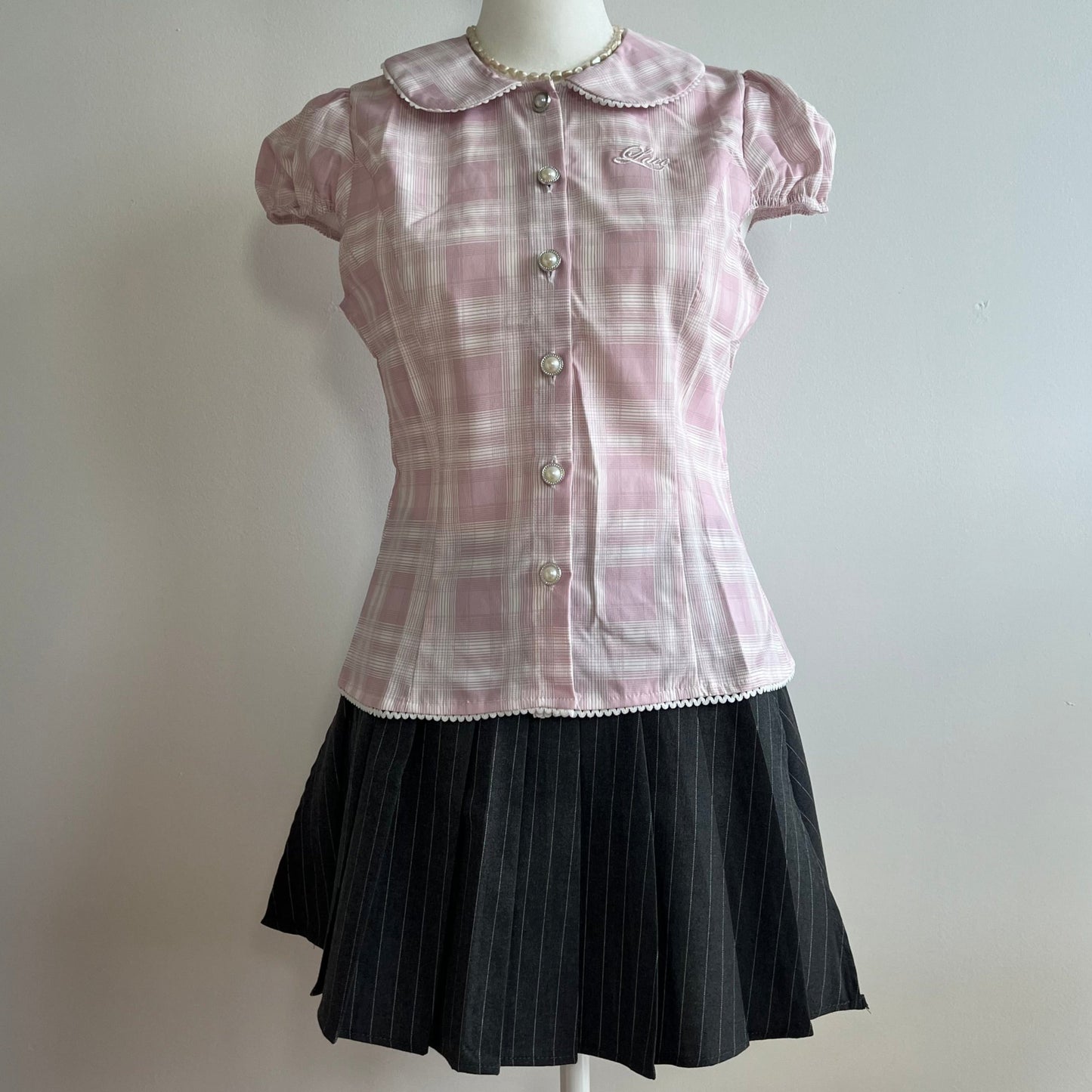 Siren Gray Office Skirt