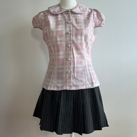 Siren Gray Office Skirt