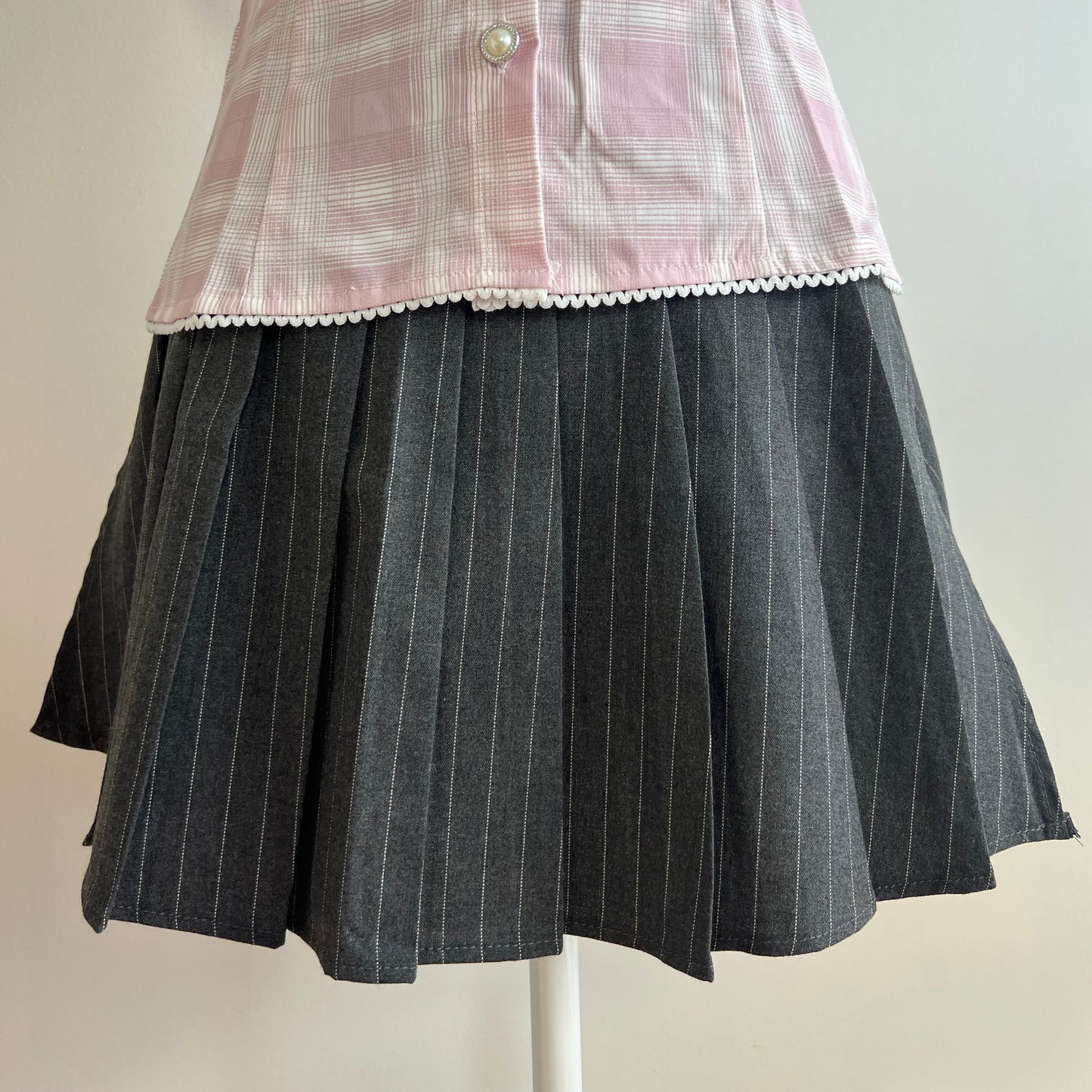 Siren Gray Office Skirt
