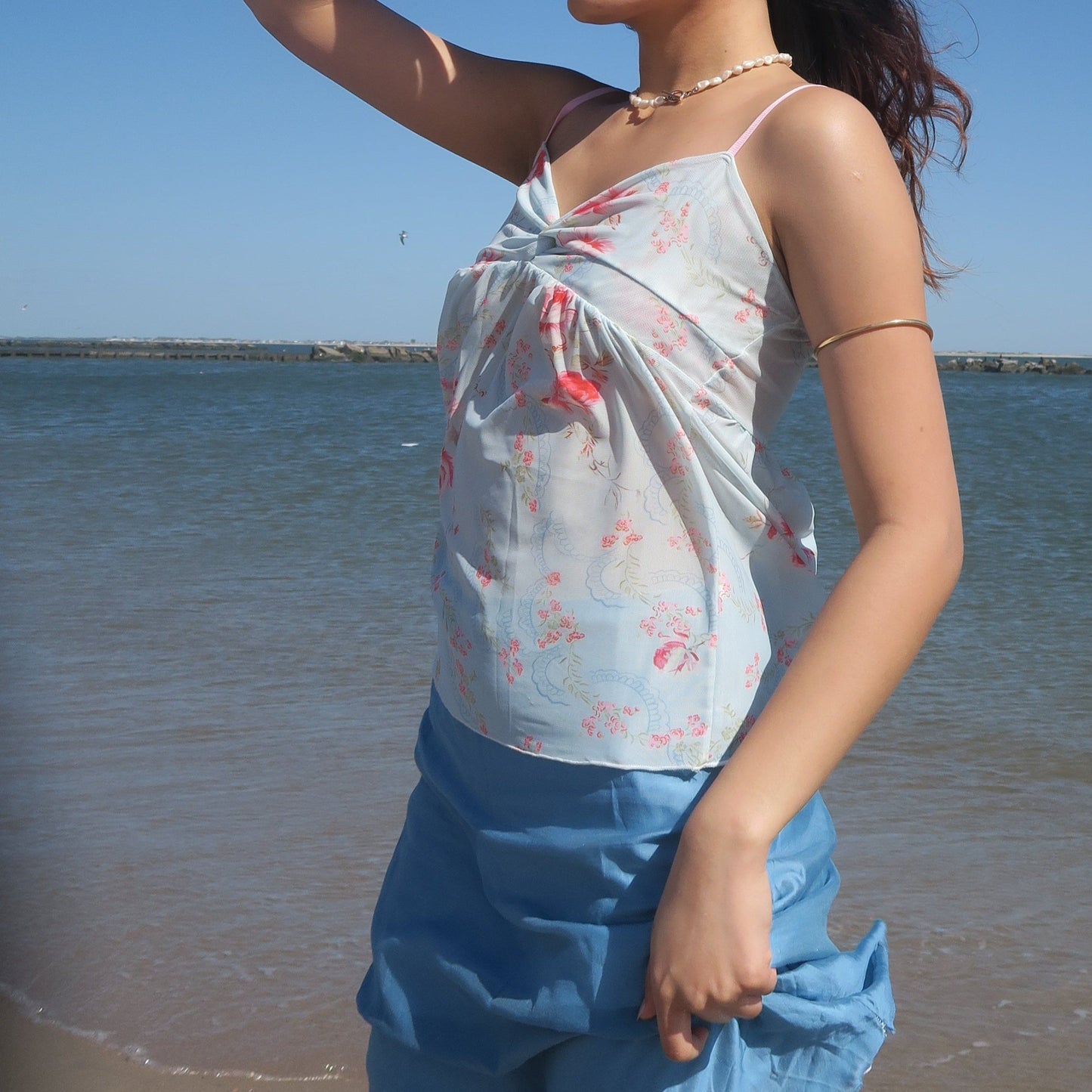 Hyacinth Blue Cami Top