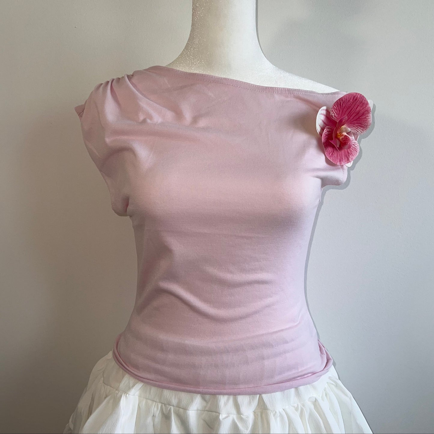 Summer Pink Flower Top