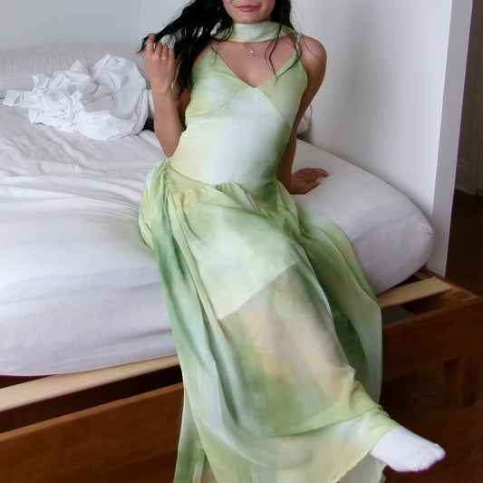 Gardenia Green Dress