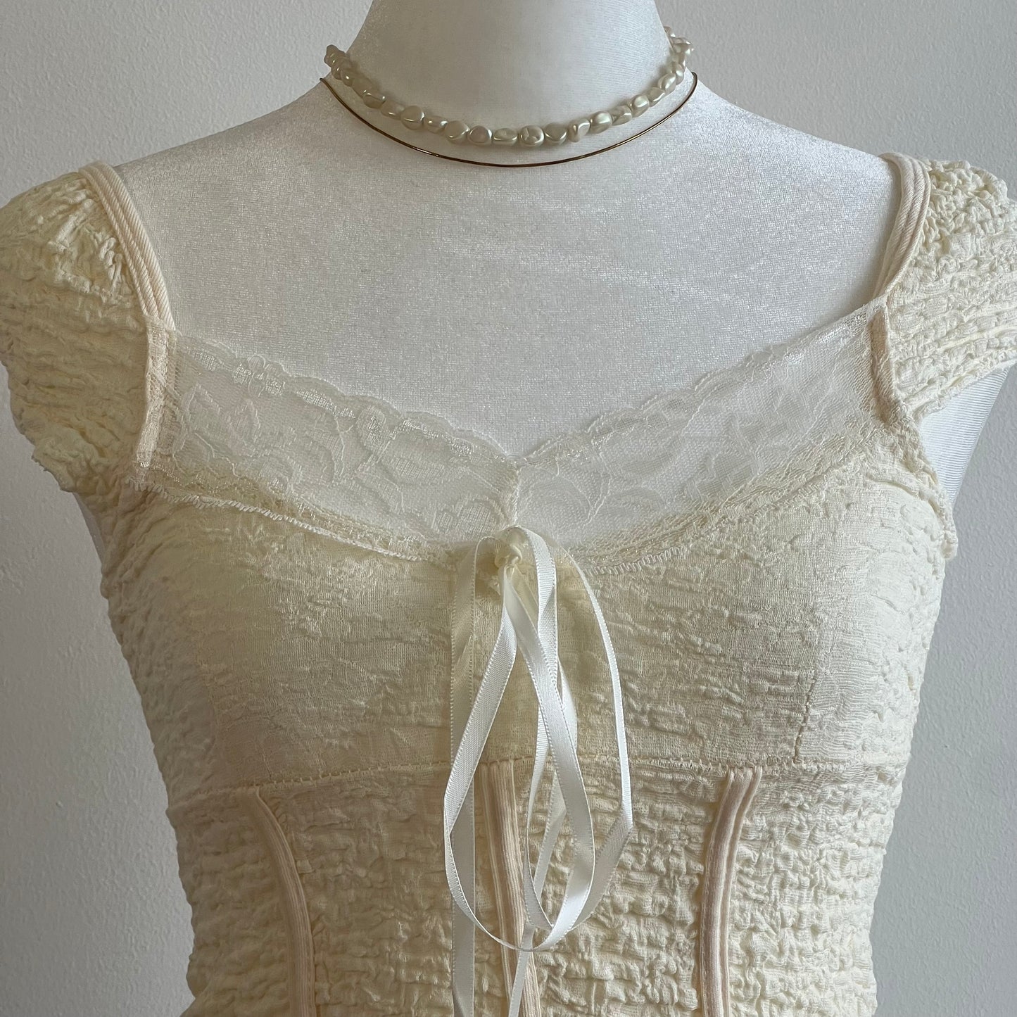 Princess Yellow Lace Top