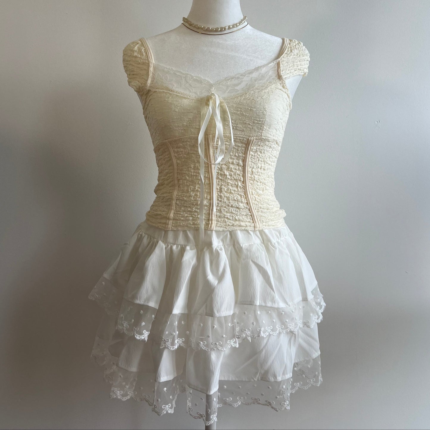 Princess Yellow Lace Top