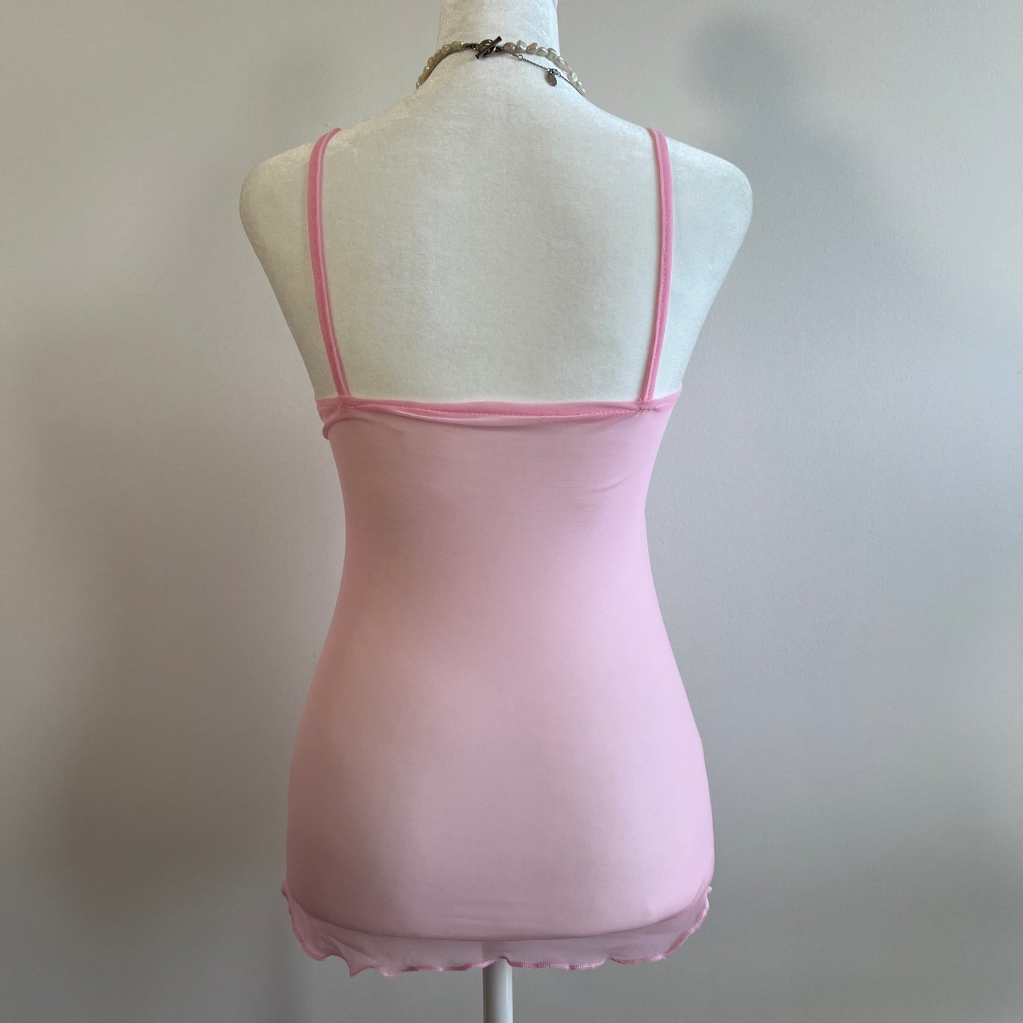 Cloudy Pink Sheer Top