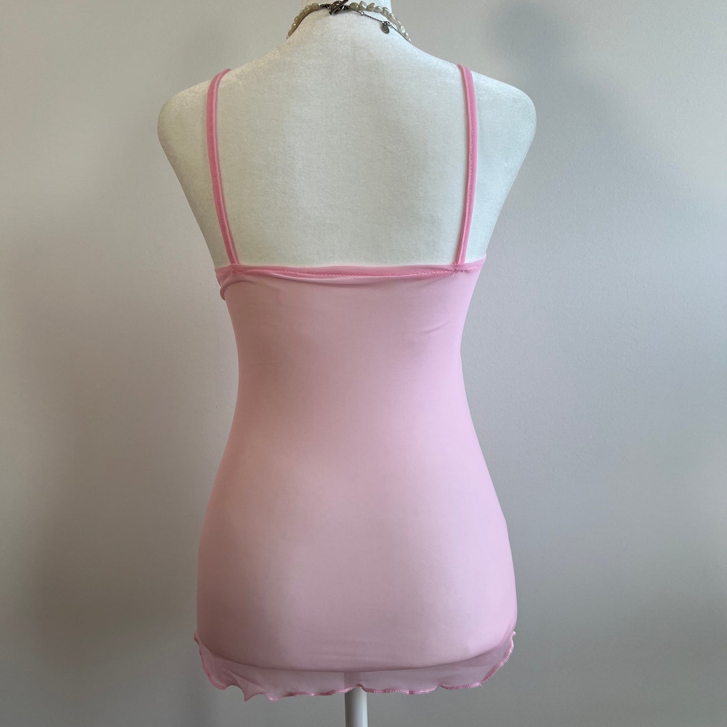 Cloudy Pink Sheer Top