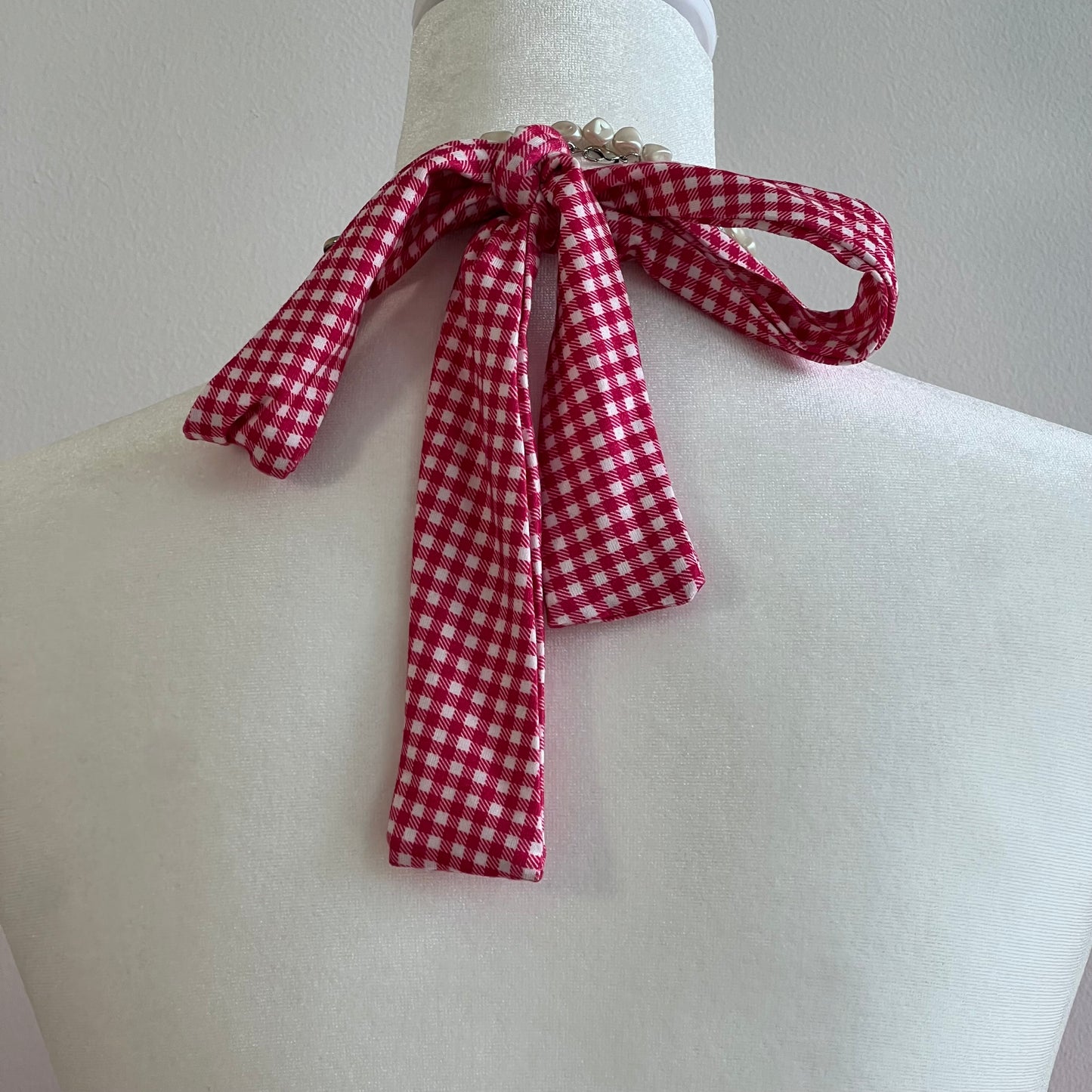 Barbara Red Halter Top