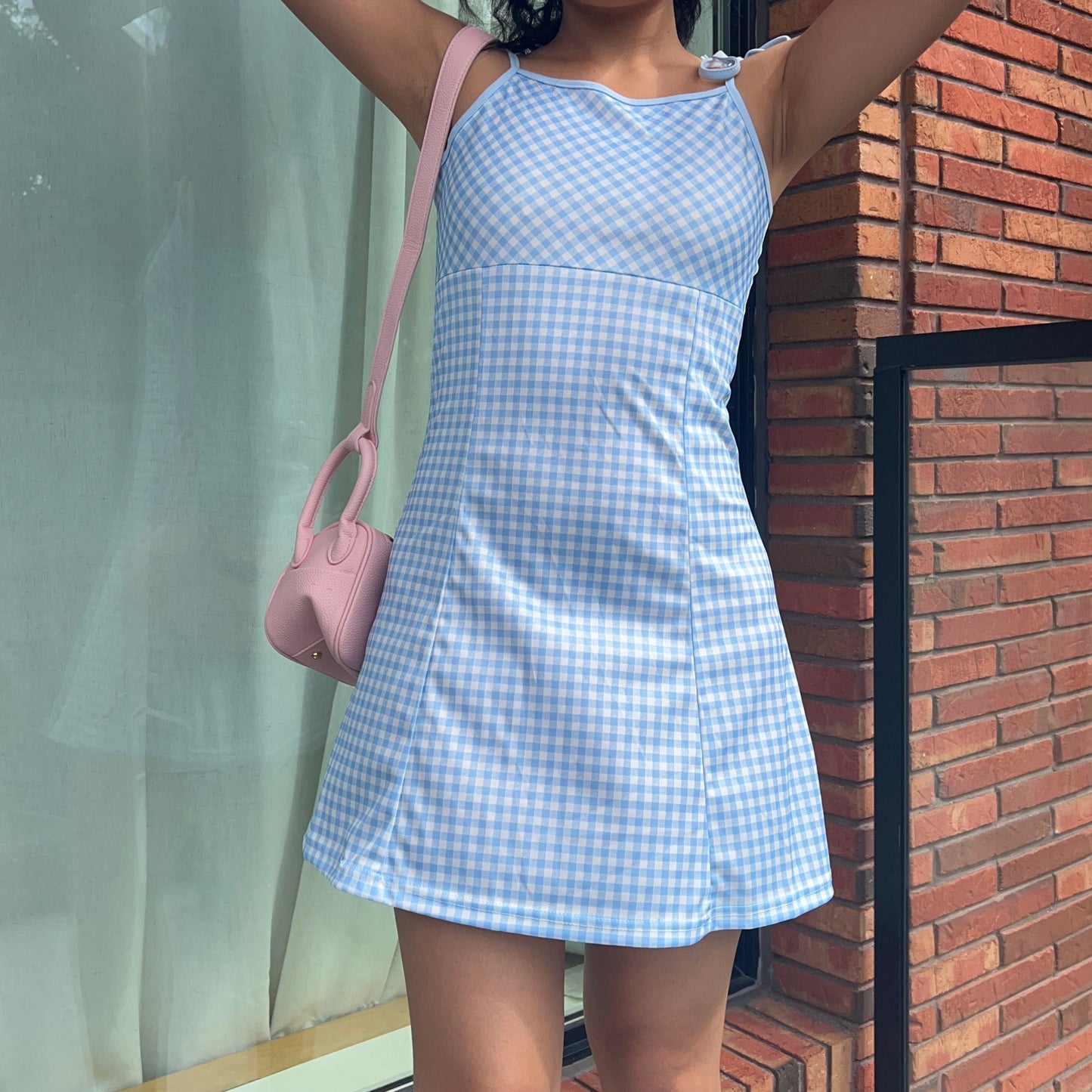 Handkerchief Blue Dress