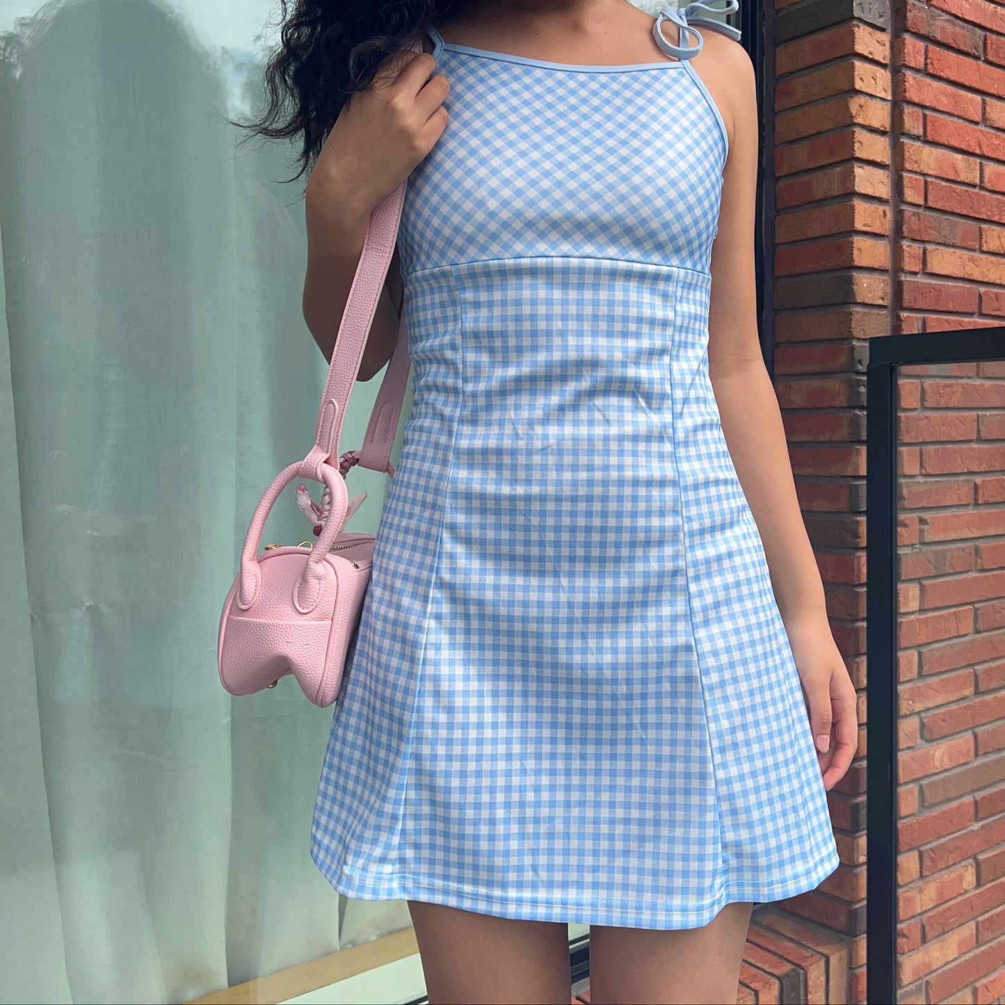 Handkerchief Blue Dress