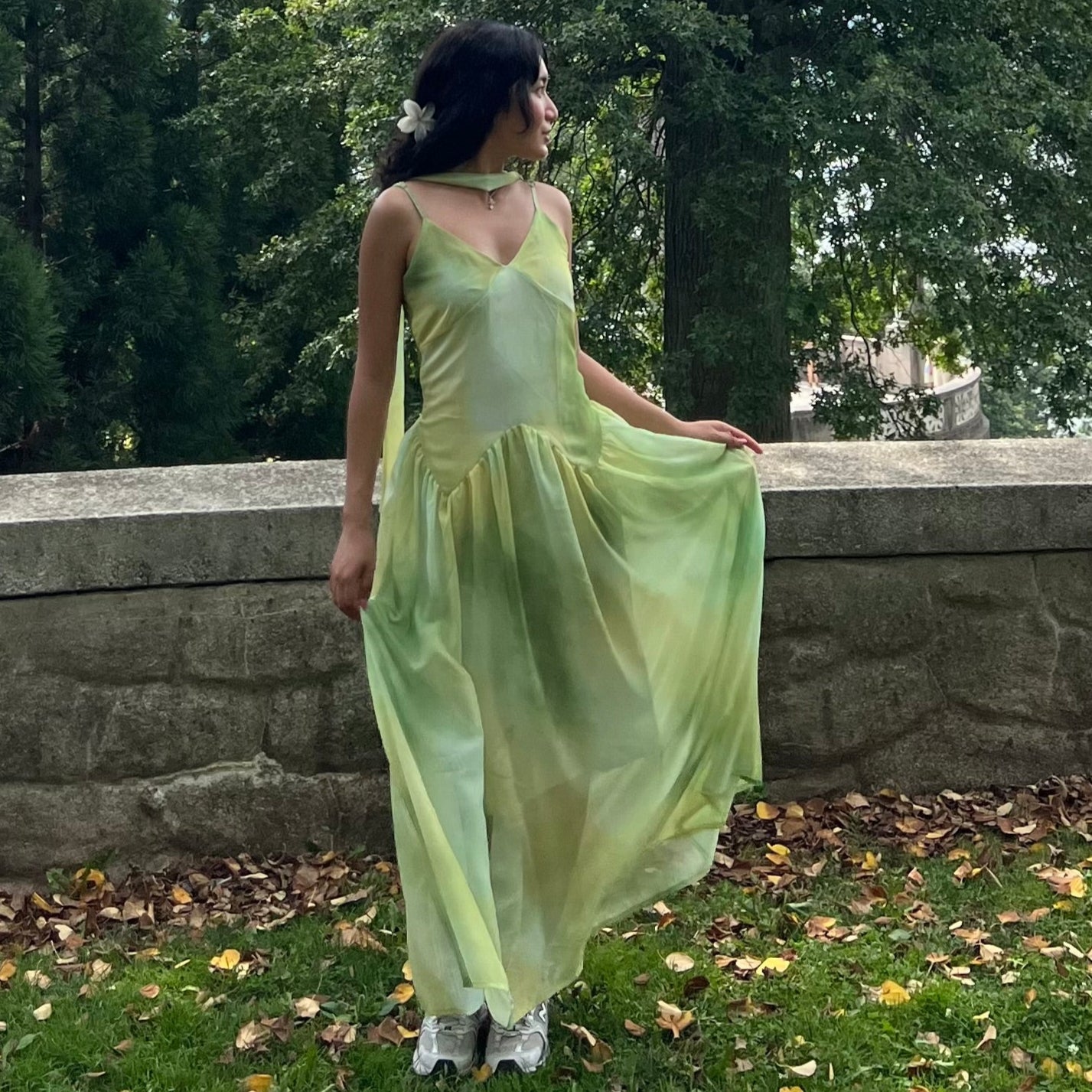 Gardenia Green Dress