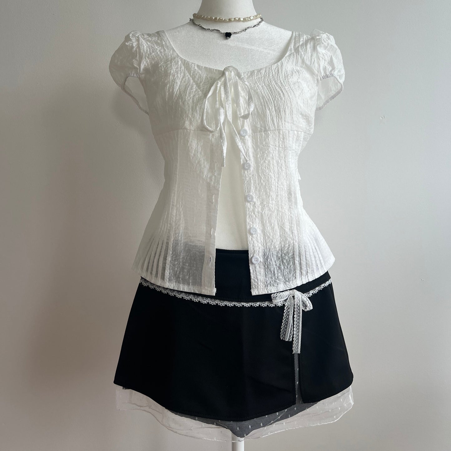 Lisa Black Lace Skirt