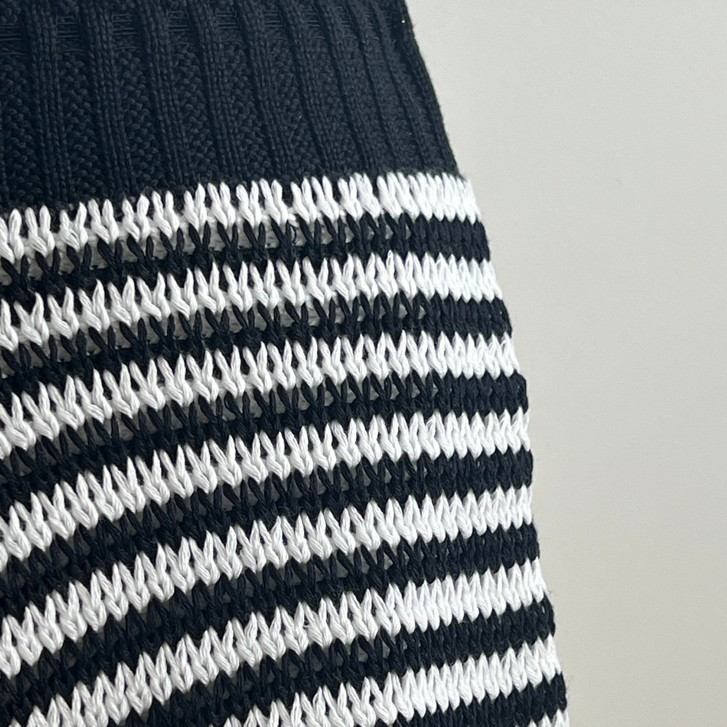 Jennie Black & White Crochet Shorts