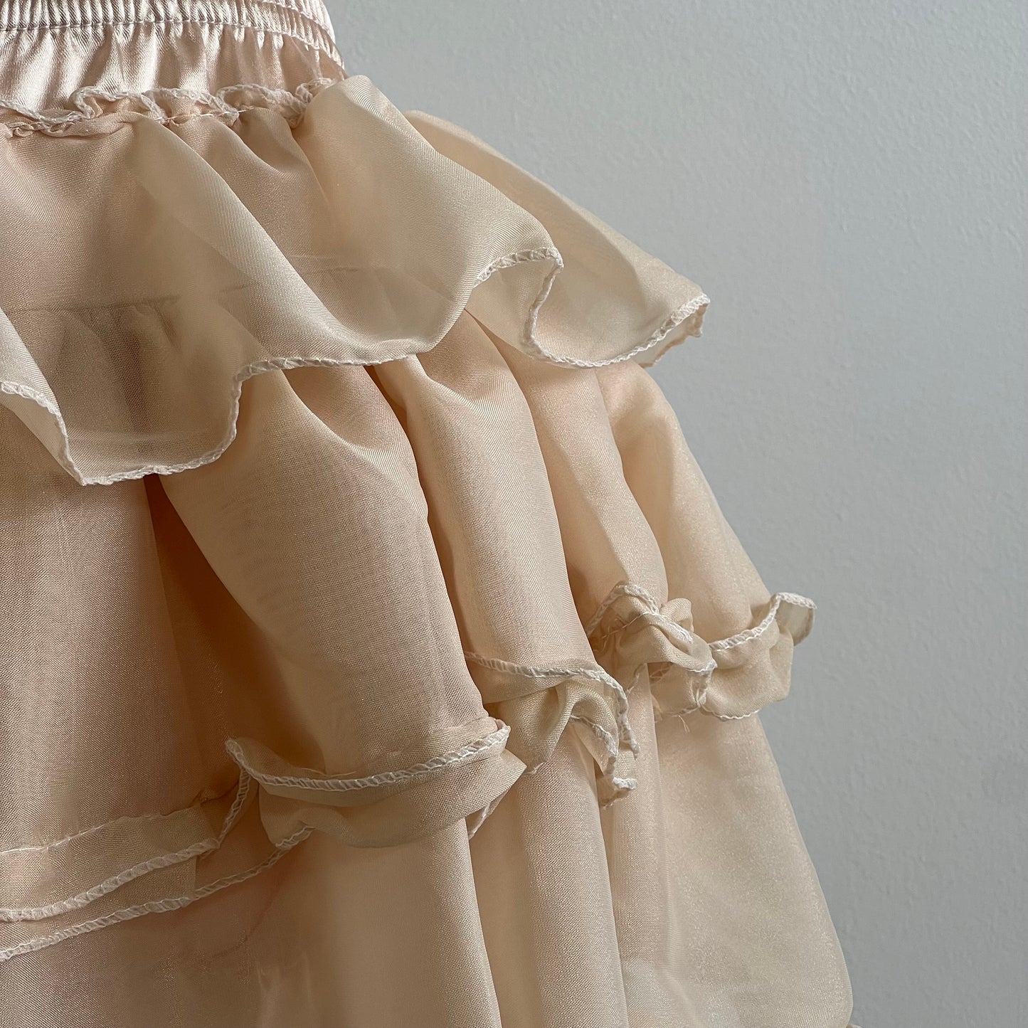 Rosie Gold Ruffle Skirt