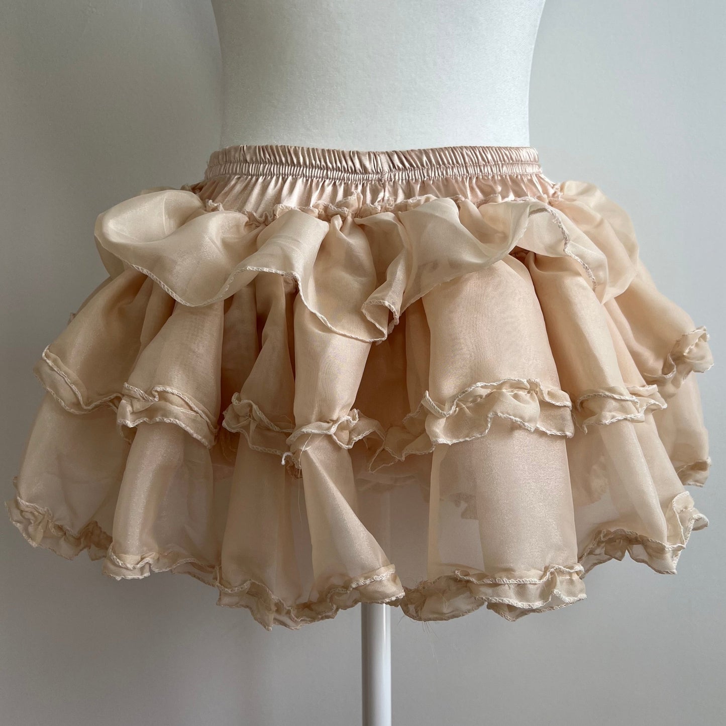 Rosie Gold Ruffle Skirt