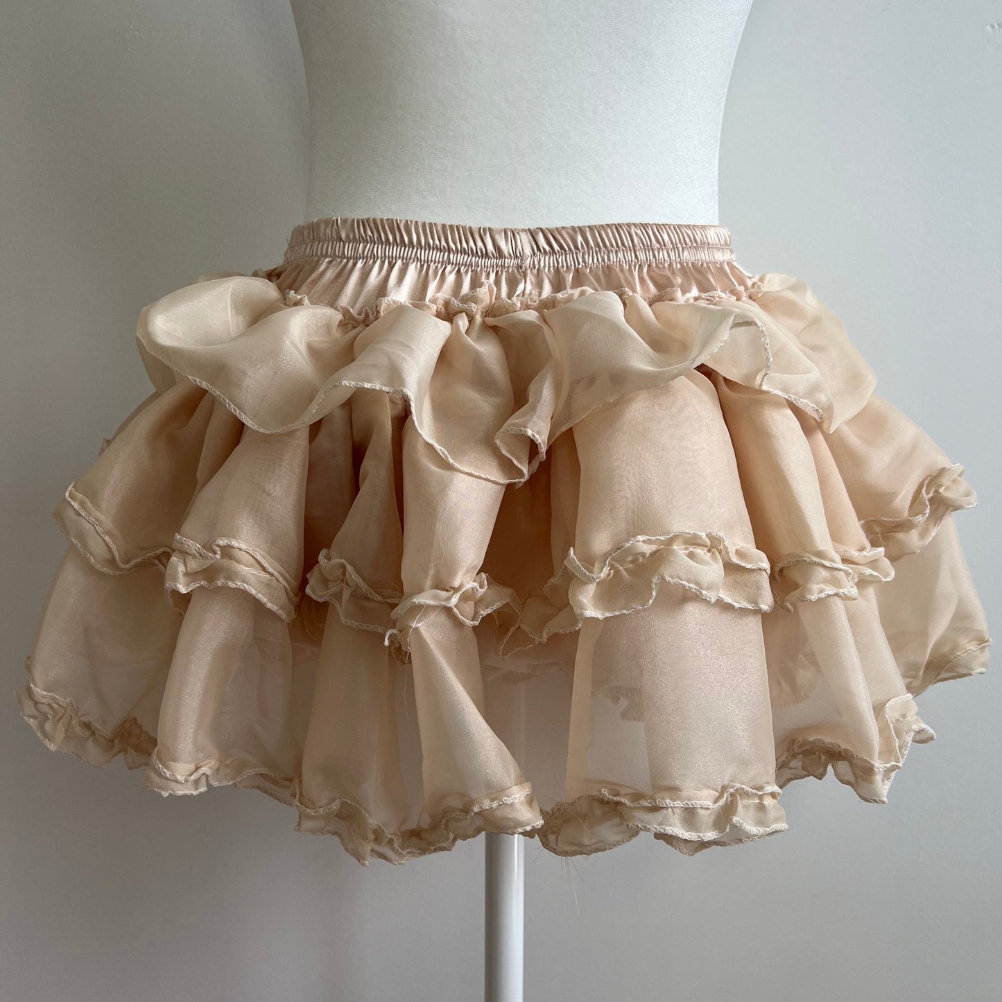 Rosie Gold Ruffle Skirt
