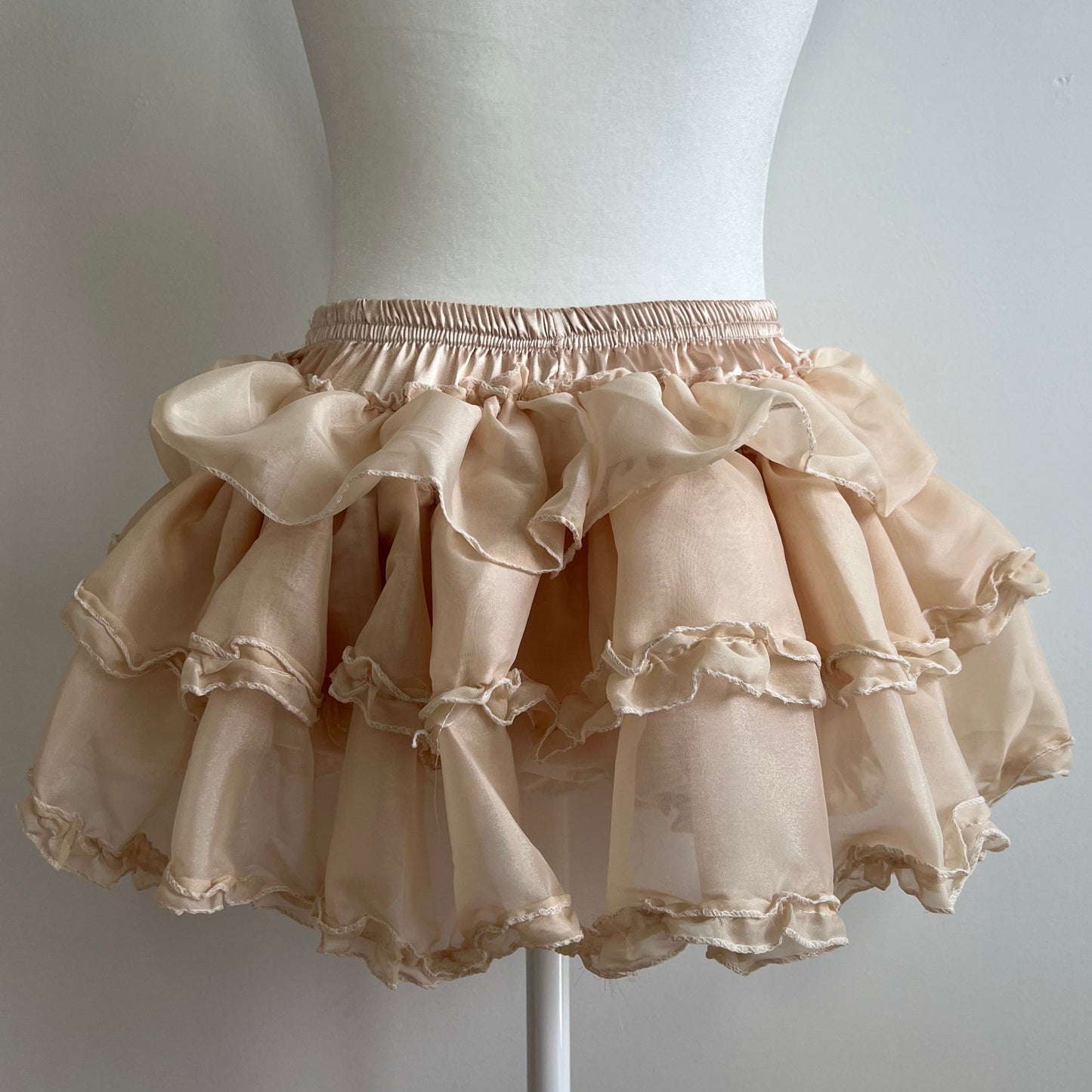 Rosie Gold Ruffle Skirt