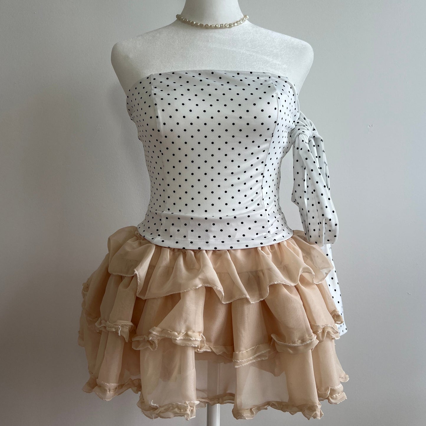 Rosie Gold Ruffle Skirt