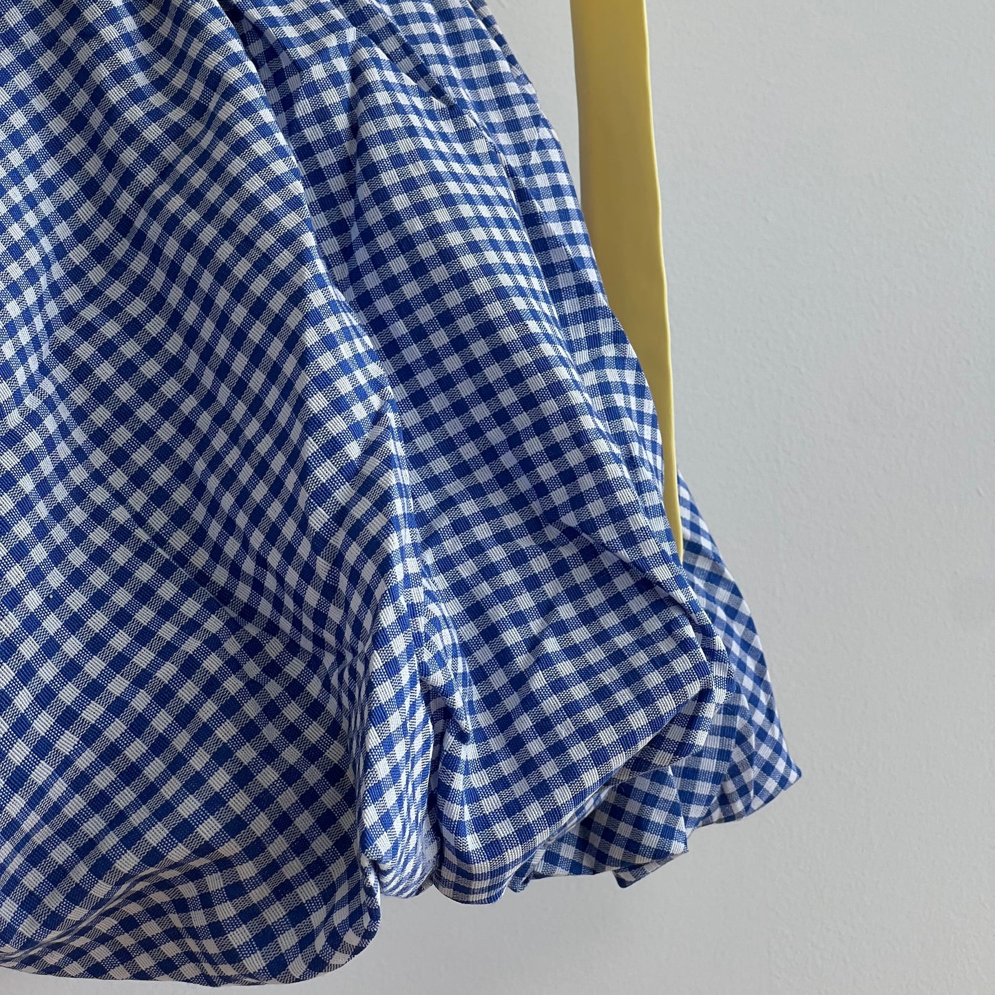 Bubble Blue Checker Skirt