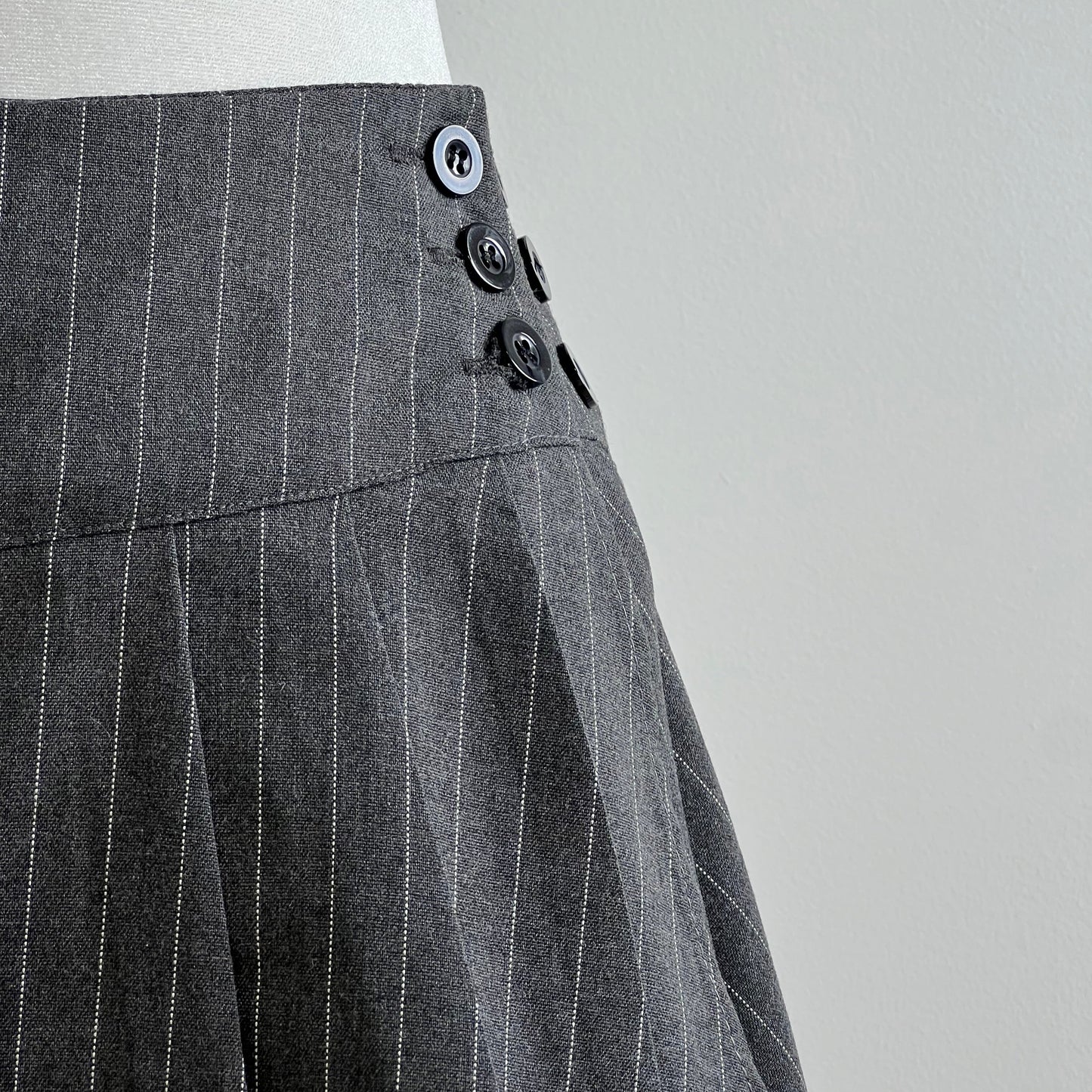 Siren Gray Office Skirt