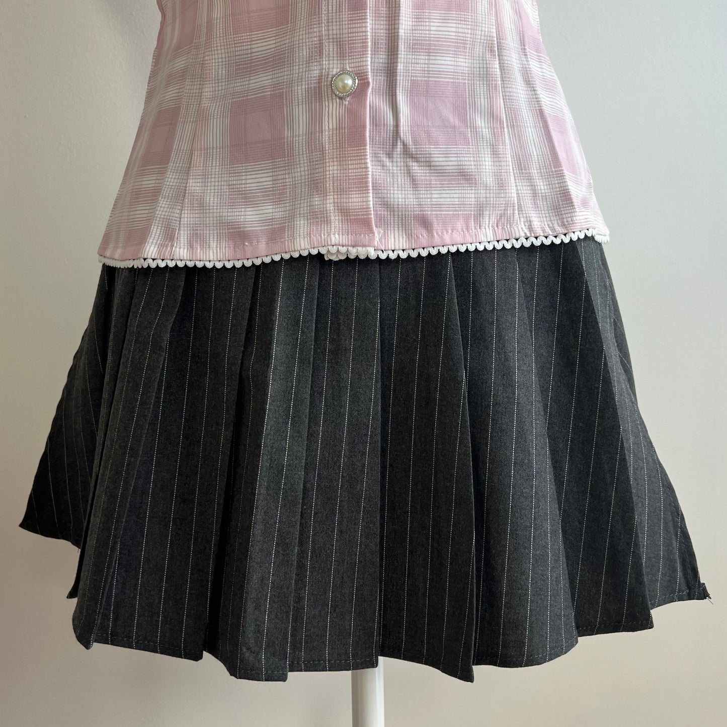 Siren Gray Office Skirt