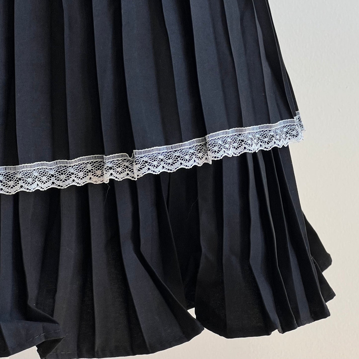 Melanie Black Tennis Skirt