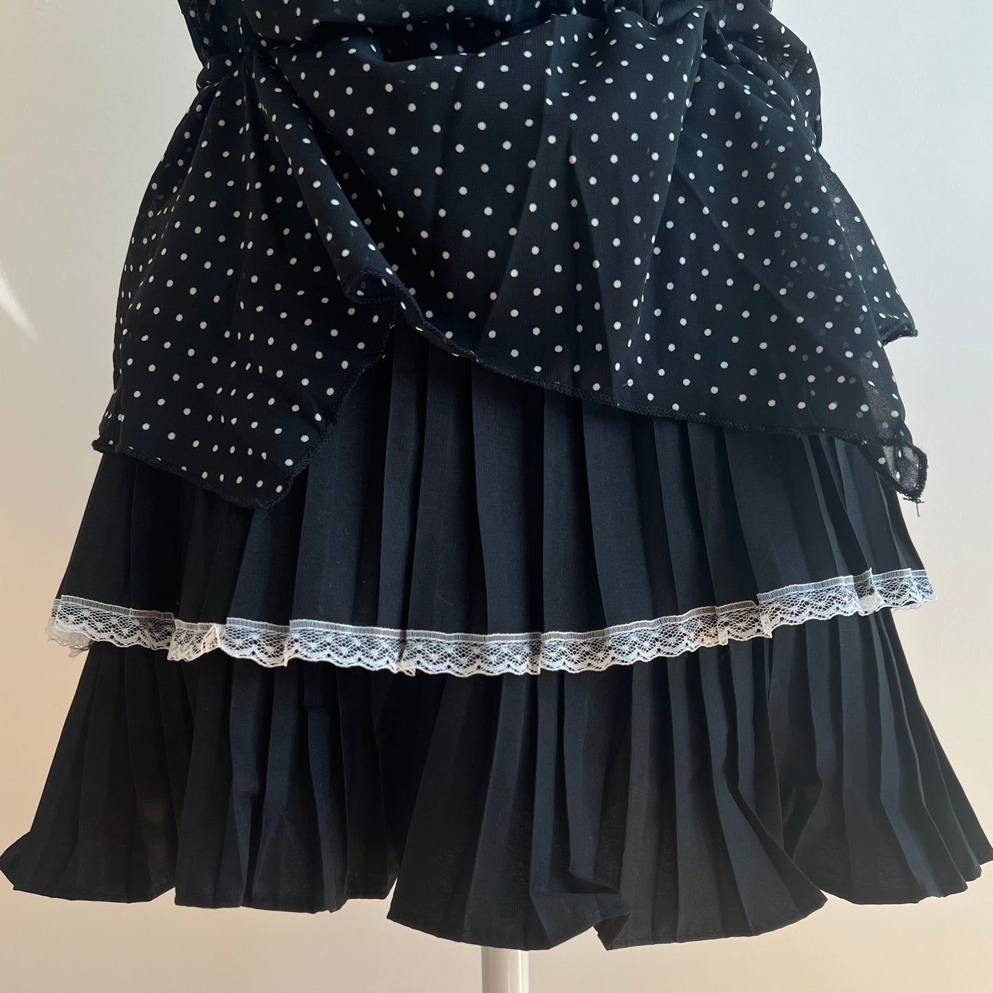 Melanie Black Tennis Skirt