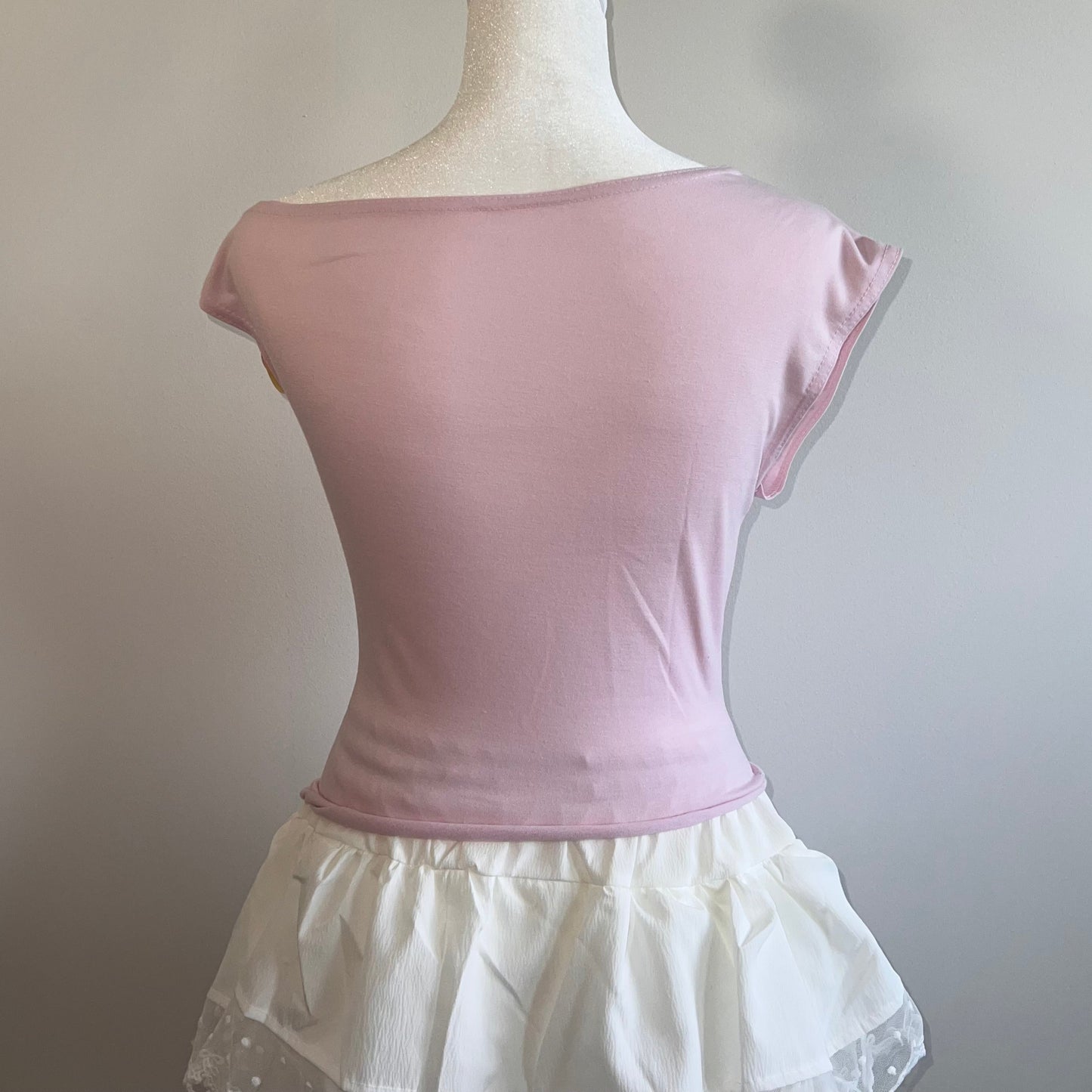 Summer Pink Flower Top