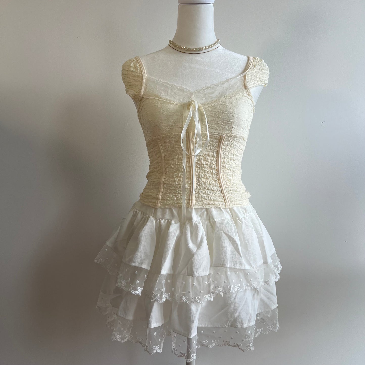 Princess Yellow Lace Top