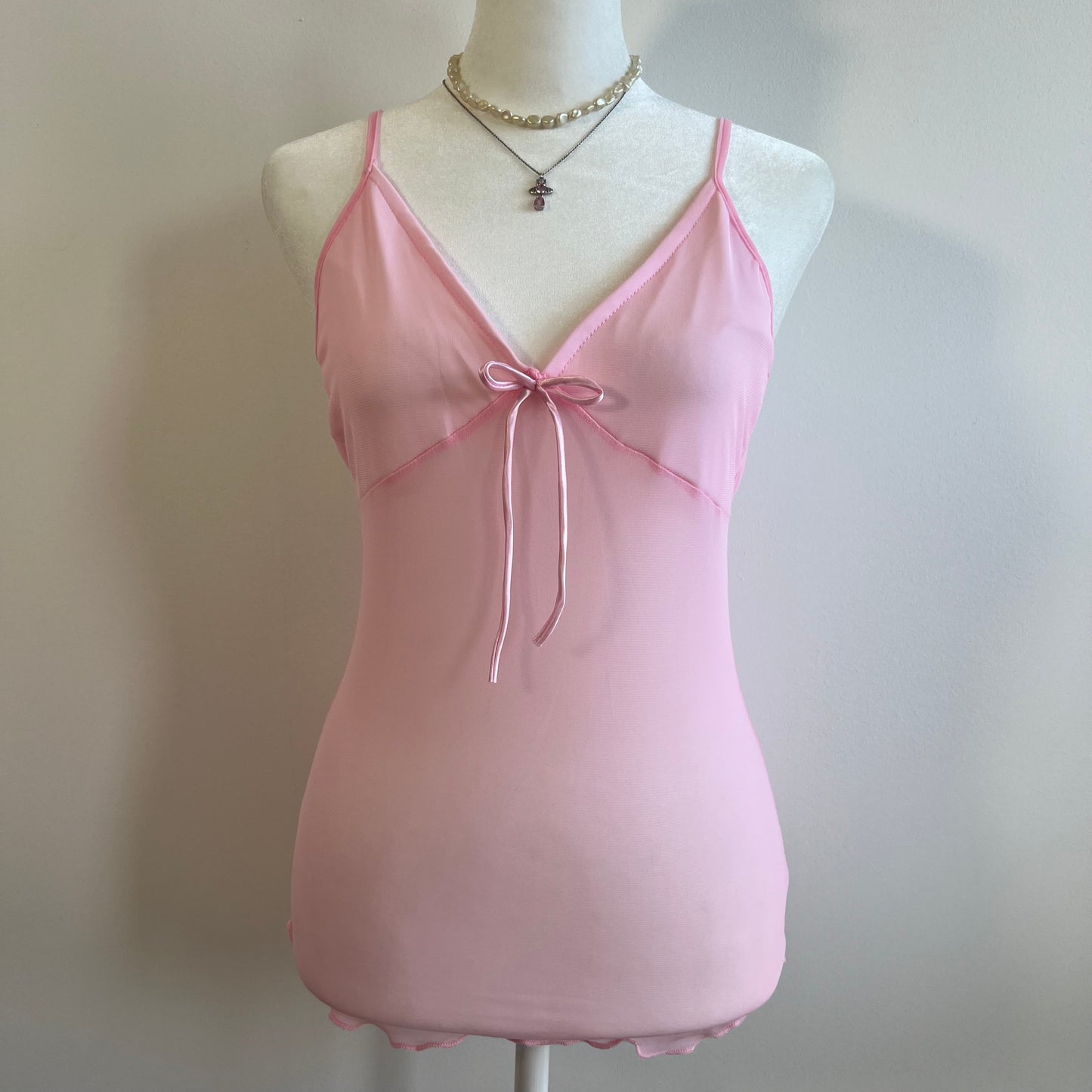 Cloudy Pink Sheer Top