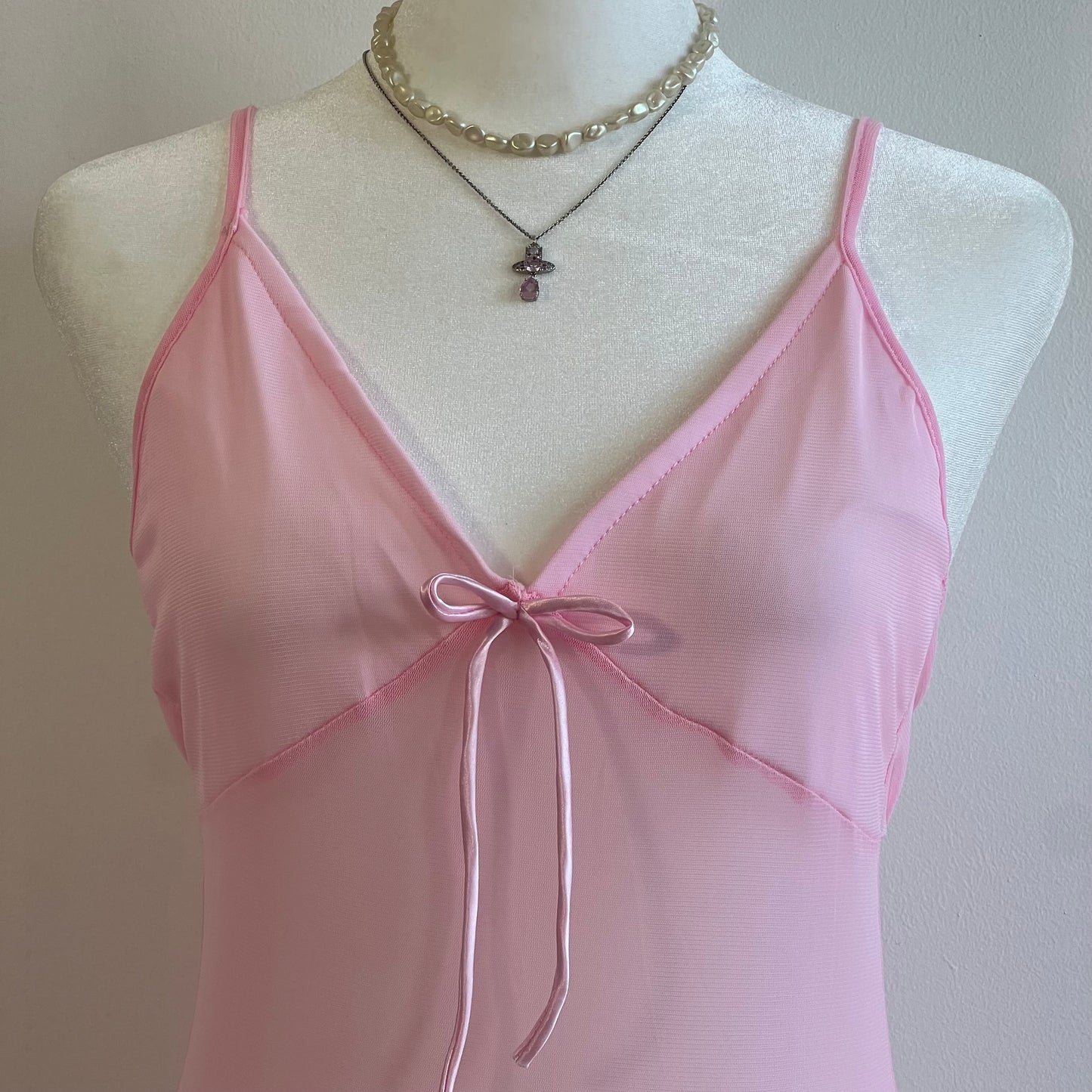 Cloudy Pink Sheer Top