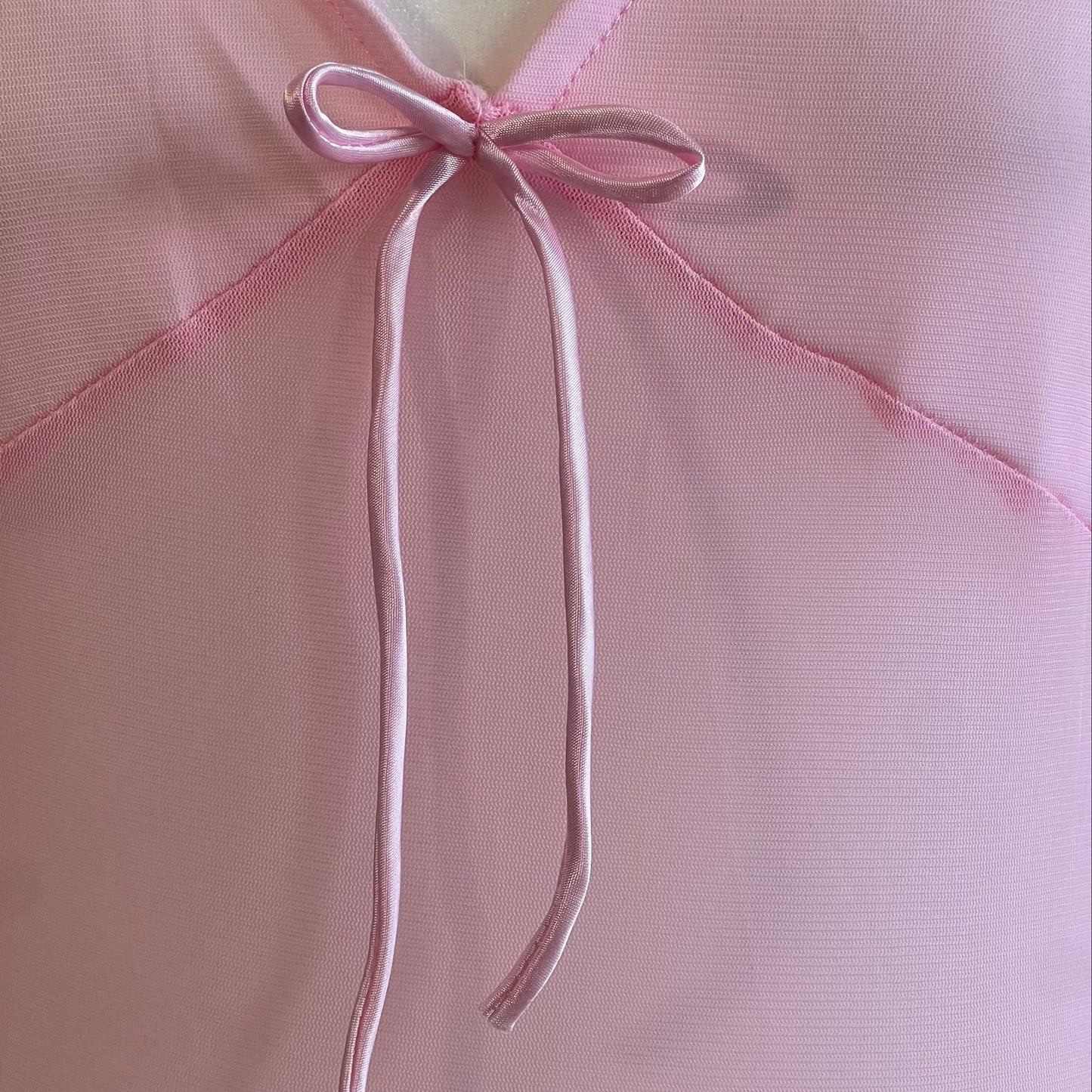 Cloudy Pink Sheer Top