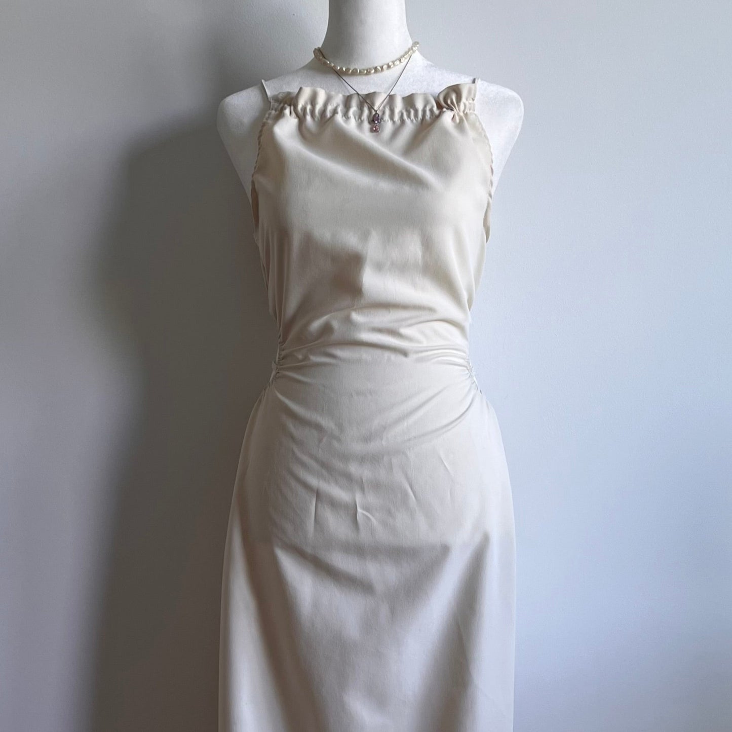 Chu Beige Maxi Dress