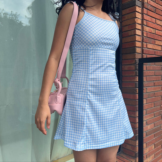 Handkerchief Blue Dress